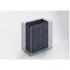 Image de Gabiona - Jardinière surélevée en gabion (H x l x P) : 100 x 100 x 60 cm   Panier de gabion carré pour le jardin   Maillage 5 x 5 cm