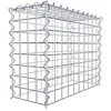 Image de GABIONA Gabion pour extension (L x H x P cm : 50 × 40 × 20)   Panier en pierre en fil de fer de 4 mm, fermeture en spirale   pour extension en hauteur, sans grille de fond   Clôture en gabion