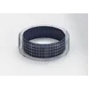 Image de GABIONA - Plate-bande surélevée en gabion (H x P) : 50 x 202 cm - Abion rond en pierre comme panier à plantes pour le jardin - Mailles 5 x 10 cm