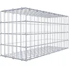 Image de GABIONA Panier à pierre carré - Dimensions des mailles : 5 x 10 cm - Profondeur : 30 cm - Gabion : 80 x 40 x 30 cm (L x H x P) - Anneau en C