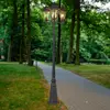 Image de Lindby luminaire d'extérieur Edana, 212 cm, à 3 lampes, anthracite, E27, IP44