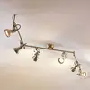 Image de Lindby plafonnier Perseas, 180 cm, 6 lampes, laiton vieilli, GU10