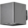 Image de Lucande LED Applique Exterieur Aaron (Moderne) en Noir Aluminium (1 lampe,à), Murale Luminaire Lampe Jardin Eclairage d’exterieur