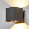 Image de Lucande Applique d'extérieur LED Aaron, anthracite, IP54, up/down