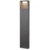 Image de Lucande LED Eclairage Exterieur Leya (Moderne) en Noir Aluminium (1 lampe,à), Luminaire Lampe Jardin Borne Lumineuse
