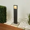 Image de Lucande Borne lumineuse LED Leya, 65 cm, anthracite, métal, IP54
