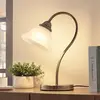 Image de Lindby lampe à poser Mialina, 42 cm, blanc, verre, métal