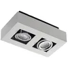 Image de Arcchio Spot Vince à intensité variable (Moderne) en Blanc Aluminium e. a. pour Couloir (à 2 lampes, GU10) Plafonnier lampe