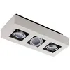 Image de Arcchio Spot Vince à intensité variable (Moderne) en Blanc Aluminium e. a. pour Couloir (à 3 lampes, GU10) Plafonnier lampe