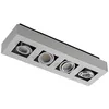 Image de Arcchio Spot Vince à intensité variable (Moderne) en Blanc Aluminium e. a. pour Couloir (à 4 lampes, GU10) Plafonnier lampe