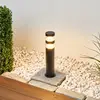 Image de Lampe pour socle LED Lindby Lanea, 40 cm, noir, acier inoxydable, IP44