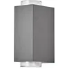 Image de Lindby Applique Exterieur Jovan (Moderne) en Gris Aluminium (à 2 lampes, GU10) Murale Luminaire Lampe Jardin Eclairage d’exterieur