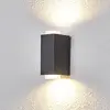 Image de Lindby Applique d'extérieur Jovan à 2 lampes, gris foncé