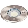 Image de Lindby Spot encastrable dans le sol Insa à intensité variable (Moderne) en Gris Inox (1 lampe,à GU10), extérieur