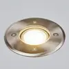 Image de Lindby Luminaire encastré dans le sol Insa, Ø11cm, acier inoxydable, GU10, IP67