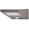 Image de Lucande Applique Murale Solaire Felin (Moderne) en Gris Aluminium (1 lampe,à), Lampe Borne Lumineuse Exterieur Eclairage Jardin