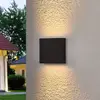 Image de Lucande, applique d'extérieur LED Trixy, anthracite, métal, IP54