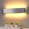 Image de Lindby, applique murale LED Ranik, 40 cm, couleur aluminium, métal