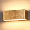 Image de Applique murale LED Lindby Quentin, largeur 23cm, doré, métal