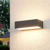 Image de Applique d'extérieur LED Lucande Lissi, 21 cm, anthracite, IP54