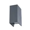 Image de Lucande LED Applique Exterieur Kimian (Moderne) en Noir Aluminium (à 2 lampes,), Murale Luminaire Lampe Jardin Eclairage d’exterieur