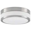 Image de Lindby Plafonnier Salle De Bain Flavi à intensité variable (Moderne) en Gris Métal e. a. pour de bain (à 2 lampes, E27) WC Luminaire Lampe Plafond Eclerage