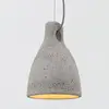 Image de Lindby Suspension en béton Lenna en gris