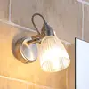 Image de Lindby applique murale pour salle de bain Kara, hauteur 21 cm, verre, IP44, G9