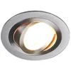 Image de Arcchio Spot encastrable Sophia à intensité variable (Moderne) en Gris Aluminium e. a. pour Couloir (1 lampe,à GU10), HT lampe