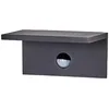 Image de Lucande LED Applique extérieure Darina (Moderne) en Noir Aluminium (1 lampe,à), pour mur extérieur/façade de maison terrasse und balcon
