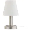 Image de Lindby Lampe à poser Hanno (Moderne) en Blanc Textile e. a. pour Chambre coucher (1 lampe,à E14), textile