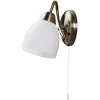 Image de Lindby Applique Murale Mael (Antique, Classic) en Bronze Verre e. a. pour Salon & Salle à manger (1 lampe,à E14) Lampe Eclairage Luminaire Mural