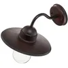 Image de Lindby Applique Exterieur Filip à intensité variable (Moderne) en Marron Métal (1 lampe,à E27), Murale Luminaire Lampe Jardin Eclairage d’exterieur