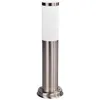 Image de Lindby Luminaire extérieur Kristof (Moderne) en Gris Inox (1 lampe,à E27), borne eclairage exterieur lumineuse luminaire pour socle