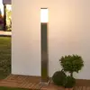 Image de Lindby Borne lumineuse Lorian, 100 cm, acier inoxydable, IP44, E27