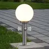 Image de Lampe pour socle Lindby Vedran, 45 cm, acier inoxydable, capteur