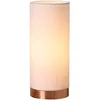 Image de Lindby Lampe à poser Ronja intensité variable (Moderne) en Blanc Textile e. a. pour Chambre coucher (1 lampe,à E14), textile