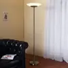 Image de Lampadaire LED Lindby Ragna, nickel, métal, à intensité variable