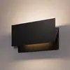 Image de Applique d'extérieur LED Lucande Meja, noir, métal, IP54