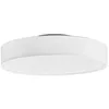 Image de Lindby LED Plafonnier Tissu Saira (Moderne) en Blanc Textile e. a. pour Salon & Salle à manger (1 lampe,à), Luminaire Lampe Plafond Eclerage Eclairage Interieur