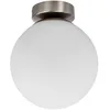Image de Lindby Plafonnier Salle De Bain Lennie à intensité variable (Moderne) en Blanc Verre e. a. pour de bain (1 lampe,à E27), WC Luminaire Lampe Plafond Eclerage