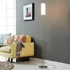 Image de Lindby lampadaire Vinsta, hauteur 153 cm, blanc, verre, métal