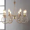 Image de Lindby Lustre Marnia, 8 lampes, Ø 53 cm, laiton vieilli, E14