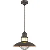 Image de Lindby Suspension Louisanne à intensité variable (Bord de mer) en Marron Métal e. a. pour Couloir (1 lampe,à E27), Luminaire Lampe Plafond Plafonnier Suspendue