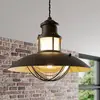 Image de Suspension Lindby Louisanne, marron, métal, Ø 35 cm