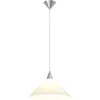 Image de Lindby Suspension en verre Petra à intensité variable (Moderne) Blanc Verre e. a. pour Cuisine (1 lampe,à E27), Luminaire Lampe plafond Plafonnier Suspendue