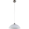 Image de Lindby Suspension en verre Valeria à intensité variable (Moderne) Blanc Verre e. a. pour Cuisine (1 lampe,à E27), Luminaire Lampe plafond Plafonnier Suspendue