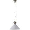 Image de Lindby Suspension en verre Otis à intensité variable (Antique, Classic) Bronze Verre e. a. pour Cuisine (1 lampe,à E27) Luminaire Lampe plafond Plafonnier