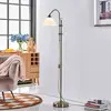 Image de Lampe sur pied Lindby Otis, laiton vieilli, verre, 170 cm, E27