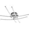 Image de Lindby LED Plafonnier Yael (Moderne) en Argent Métal e. a. pour Cuisine, Eclairage Lampe Luminaire Plafond Eclerage Interieur